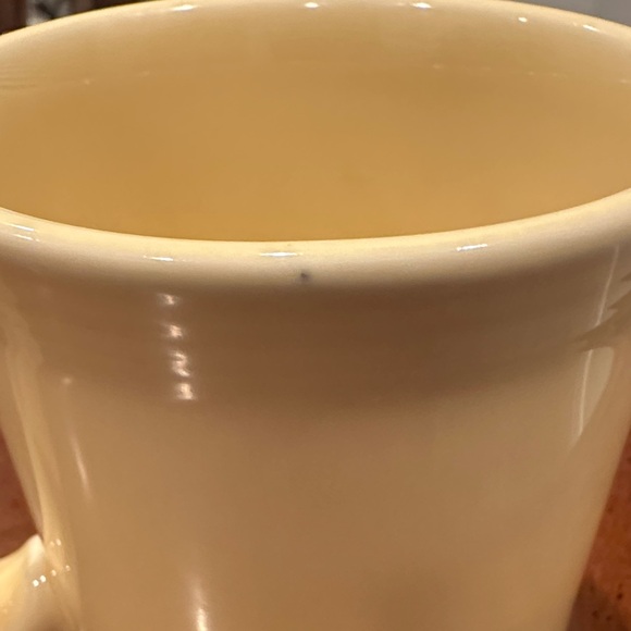 Retired Fiesta Cream Mug with Christmas Tree Design - Picture 9 of 9